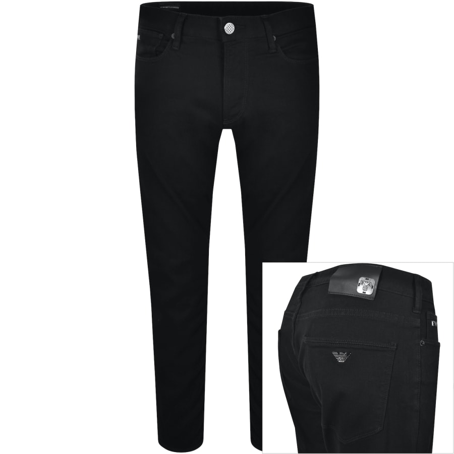 Emporio Armani J06 Slim Fit Jeans Light Black